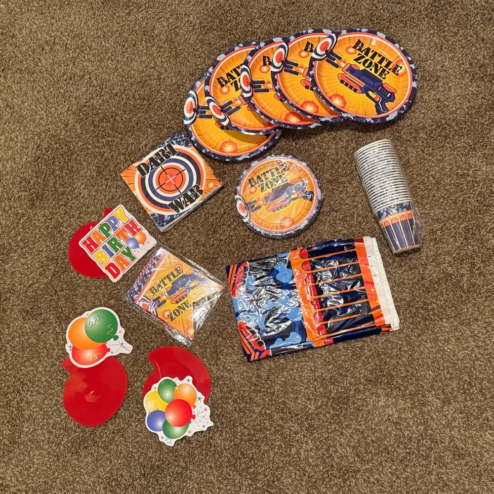 Battle Zone Party Supplies Set
